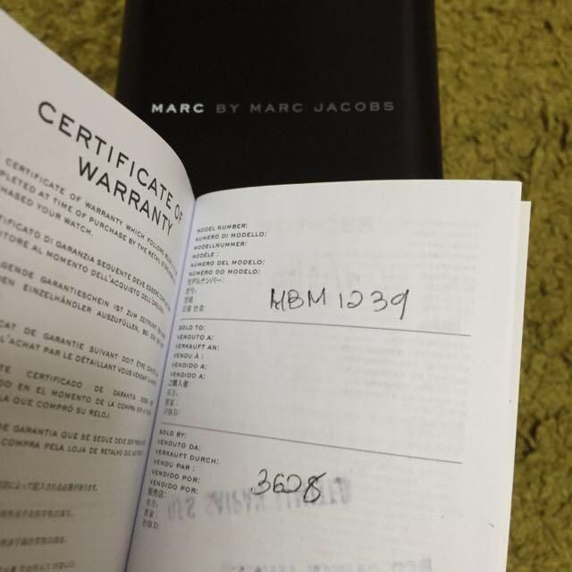 MARC BY MARC JACOBS(マークバイマークジェイコブス)のMARCBYMARCJACOBS腕時計 レディースのファッション小物(腕時計)の商品写真