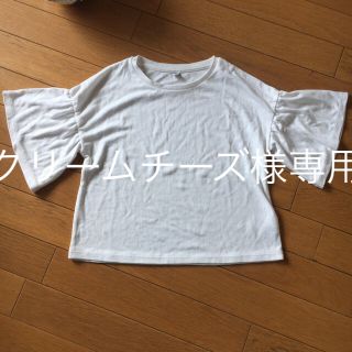 ユニクロ(UNIQLO)のUNIQLO 130 白  Tシャツ(Tシャツ/カットソー)