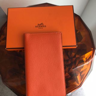 エルメス(Hermes)のエルメス  新品　手帳カバー オレンジ(その他)