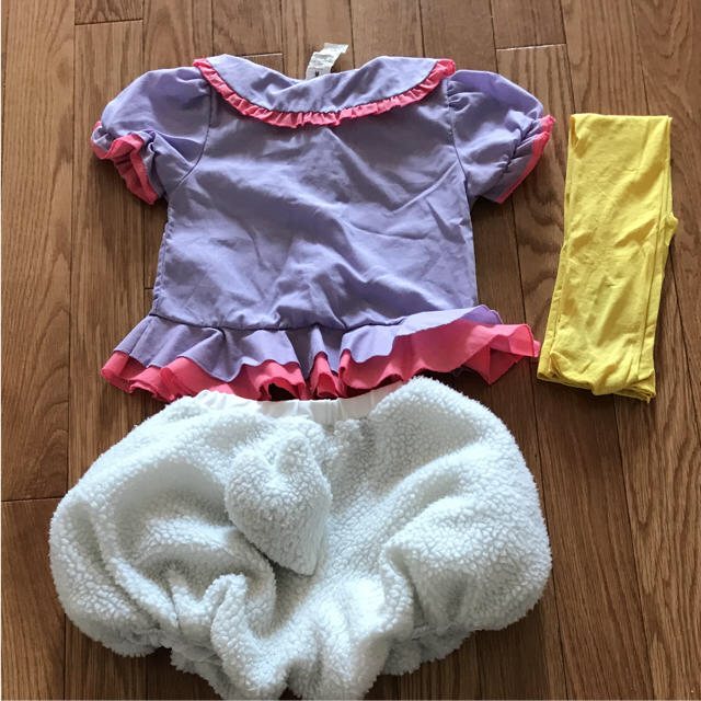 デイジー コスプレ 100 110 キッズ/ベビー/マタニティのキッズ服女の子用(90cm~)(その他)の商品写真