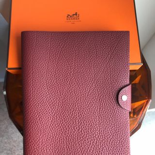 エルメス(Hermes)のエルメス 新品　ユリスMM  ボルドー(ノート/メモ帳/ふせん)