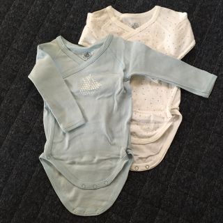 プチバトー(PETIT BATEAU)のPETIT BATEAU 6m 67cm 合わせ肌着 2枚(肌着/下着)