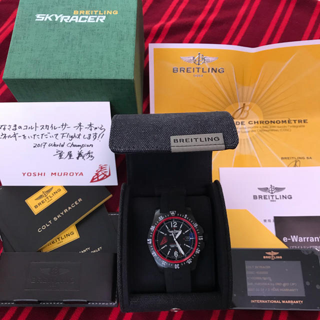 BREITLING(ブライトリング)のたかちん1412さん専用 コルトスカイレーサー クオーツ 室屋義秀モデル メンズの時計(腕時計(アナログ))の商品写真