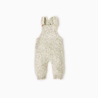 ザラキッズ(ZARA KIDS)の【新品】ザラミニ ニットサロペット (ロンパース)