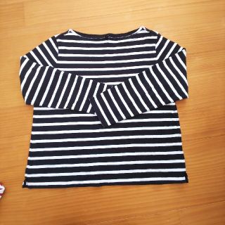 ユニクロ(UNIQLO)のユニクロ 長袖ボーダーTシャツXL(Tシャツ(長袖/七分))