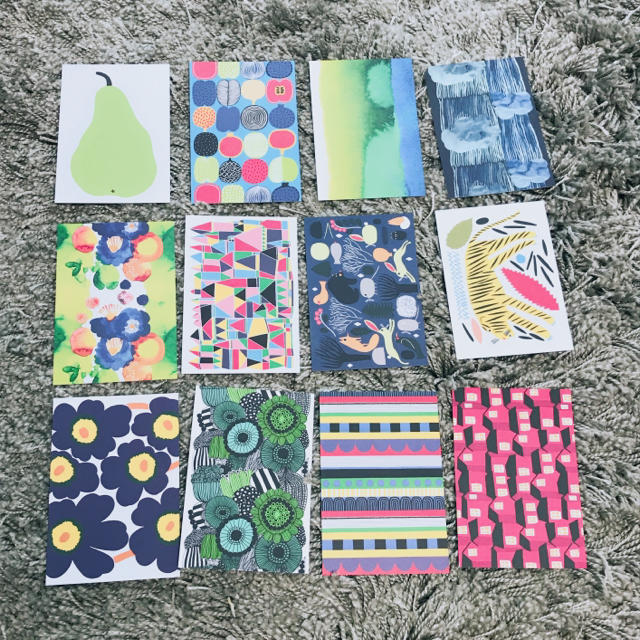 marimekko(マリメッコ)の＊新品＊ marimekko ハガキ エンタメ/ホビーのコレクション(使用済み切手/官製はがき)の商品写真