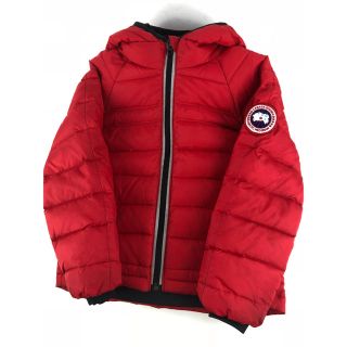 CANADAGOOSE カナダグース ダウンジャケット キッズ10-12Y 赤 キッズ服