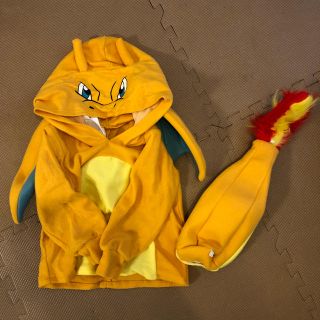 ポケモン(ポケモン)の最終お値下げ【ポケモン】リザードン風プルオーバー 3-4才サイズ(衣装)