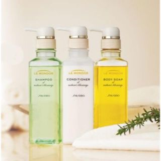 シセイドウ(SHISEIDO (資生堂))の600ml ルモンドール シャンプー, コンディショナー, ボディーソープセット(ボディソープ/石鹸)