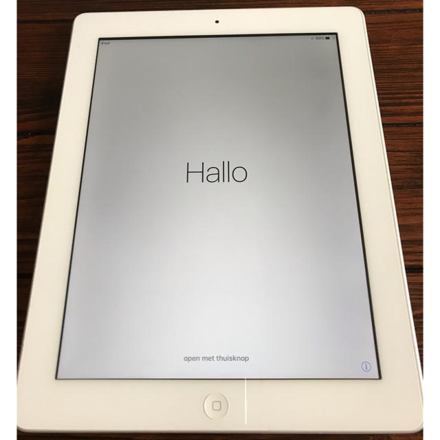 【値下げしました！】iPad４ WiFiモデル64G シルバーPC/タブレット