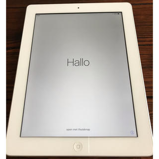 アイパッド(iPad)の【値下げしました！】iPad４ WiFiモデル64G シルバー(タブレット)