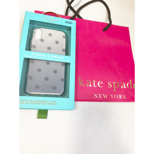 kate spade new york(ケイトスペードニューヨーク)の週末お値下げ中 ケイトスペード kate spade iphonex ケース スマホ/家電/カメラのスマホアクセサリー(iPhoneケース)の商品写真