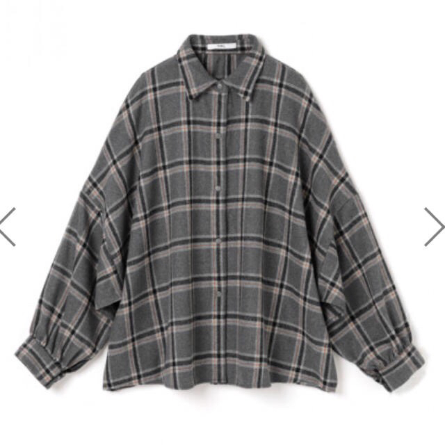 GRL(グレイル)のオーバーサイズ チェックシャツ ジャケット  レディースのトップス(シャツ/ブラウス(長袖/七分))の商品写真