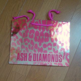 アッシュアンドダイアモンド(ASH&DIAMONDS)の新品未使用　ASH & DIAMONDS　紙袋　ショップ袋 　レオパード(ショップ袋)