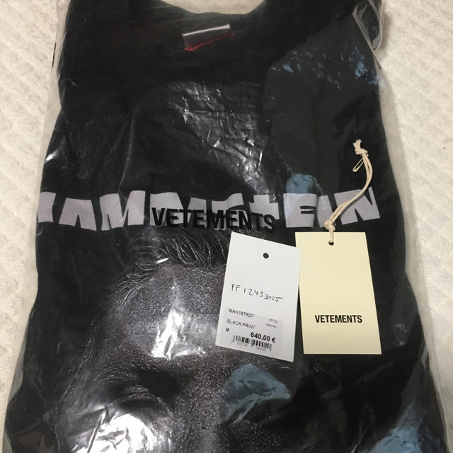 Tシャツ/カットソー(半袖/袖なし)vetements ラムシュタイン