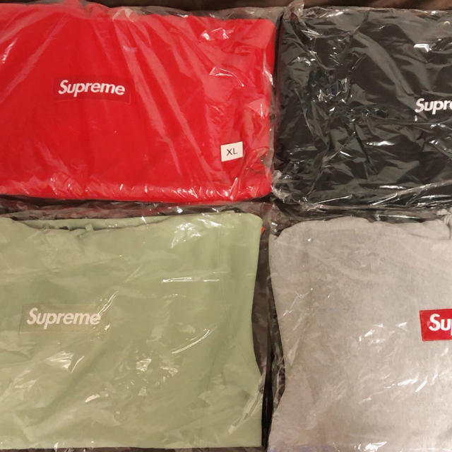 Supreme(シュプリーム)のXL 赤 Supreme 16FW BOX LOGO HOODED SWEAT メンズのトップス(パーカー)の商品写真