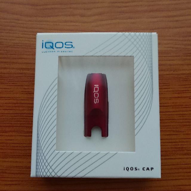 IQOS(アイコス)のIQOS　キャップ　ルビーレッド メンズのファッション小物(タバコグッズ)の商品写真