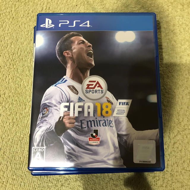 PlayStation4(プレイステーション4)のFIFA18 エンタメ/ホビーのゲームソフト/ゲーム機本体(家庭用ゲームソフト)の商品写真