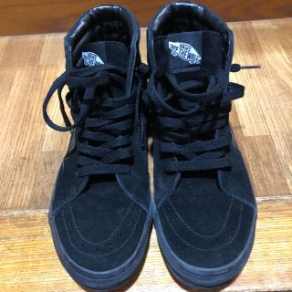 ヴァンズ(VANS)の最終値下げ！美品 VANS ハイカット スェード ブラック(スニーカー)