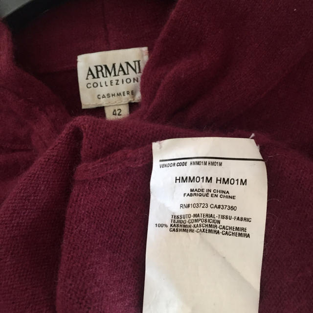 ARMANI COLLEZIONI(アルマーニ コレツィオーニ)のアルマーニ♡カシミヤ100%ニット レディースのトップス(ニット/セーター)の商品写真