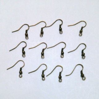 ﾋﾟｱｽ金具♪ｼﾙﾊﾞｰ黒･金古美ﾌｯｸ(オーダーメイド)