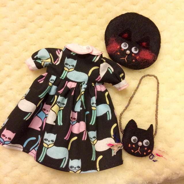 リカちゃん ブライス アウトフィット ～クロネコ～ リカちゃん ブライス アウトフィット ～クロネコ～