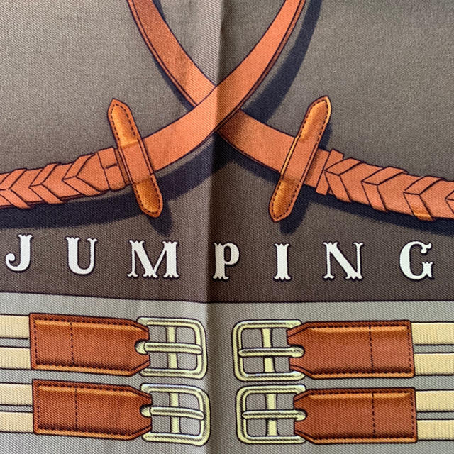 Hermes JUMPING 厚手スカーフの通販 by guerlain721 ｜エルメスならラクマ - HERMES カレ 新作特価
