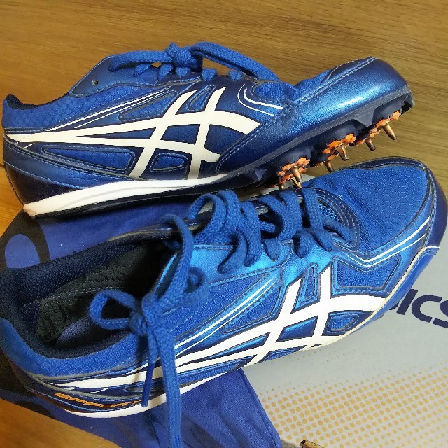 asics(アシックス)のアシックス陸上競技用スパイクシューズ 24.5（中古） スポーツ/アウトドアのスポーツ/アウトドア その他(陸上競技)の商品写真