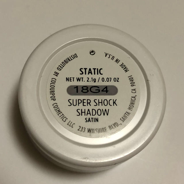 colourpop(カラーポップ)のCOLOUR POP＊super shock shadow＊STATIC コスメ/美容のベースメイク/化粧品(アイシャドウ)の商品写真