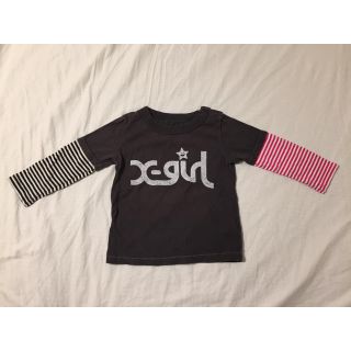 エックスガールステージス(X-girl Stages)のx-girl キッズ カットソー 90(Tシャツ/カットソー)