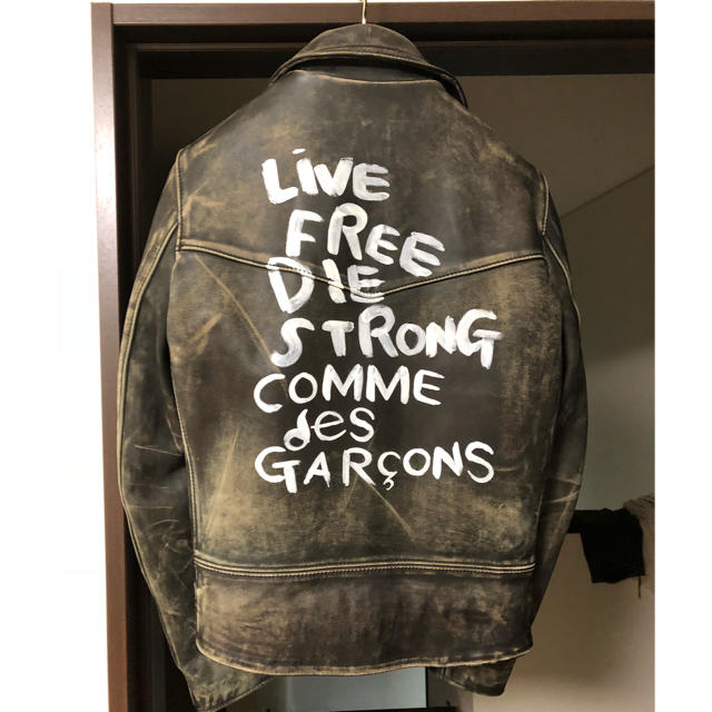 セール大特価 本日限定 最安値 ルイスレザー × コムデギャルソン ... 本日限定 最安値 ルイスレザー × コムデギャルソン レザー 38
