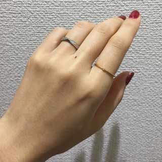 オレフィーチェ ジェマリング 18k ダイヤモンド