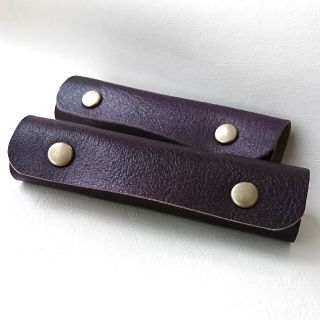 【即購入可】本革ハンドルカバー2個セット(バッグ)