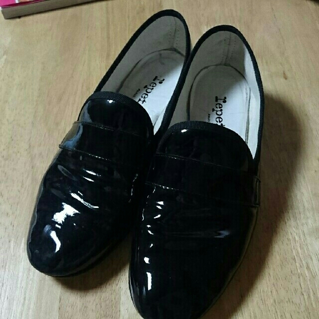 repetto レペット マイケル 38 黒エナメル