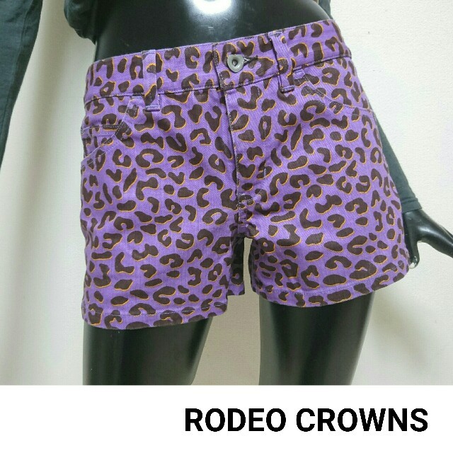 RODEO CROWNS(ロデオクラウンズ)のRODEO CROWNS*レオパードショートパンツ レディースのパンツ(ショートパンツ)の商品写真