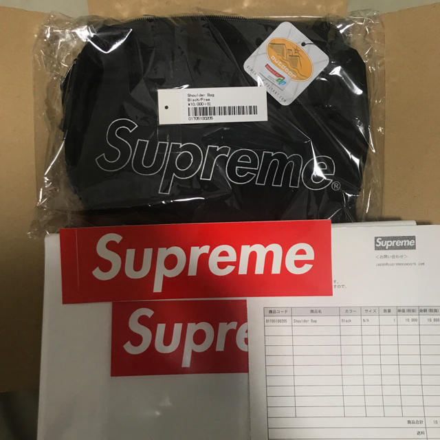 supreme ショルダー バッグ 黒