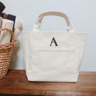 rena様専用◎シンプル☆イニシャル刺繍入り帆布バッグ(バッグ)