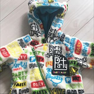 パーティーパーティー(PARTYPARTY)のパーティパーティ♡冬でもあったか！モコモコのロンパース(ロンパース)