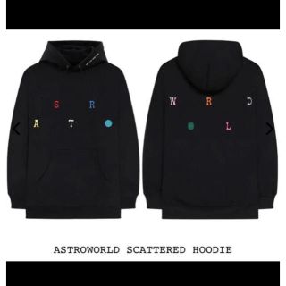 ASTRO WORLD SCATTERED HOODIE  XL 最終値下げ(パーカー)