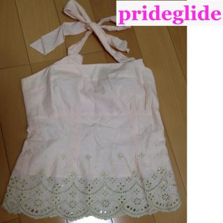 プライドグライド(prideglide)のプライドグライド♡コットンレースホルター(ホルターネック)