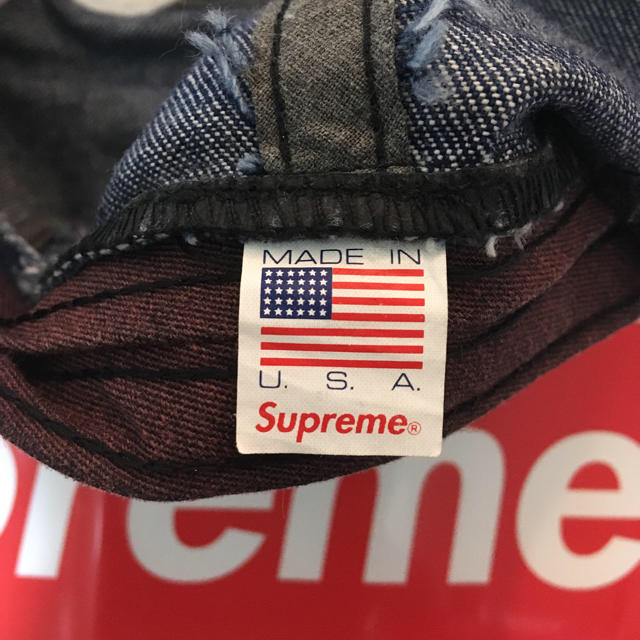 Supreme(シュプリーム)のSupreme 17SS Washed Denim S Logo 6-Panel メンズの帽子(キャップ)の商品写真