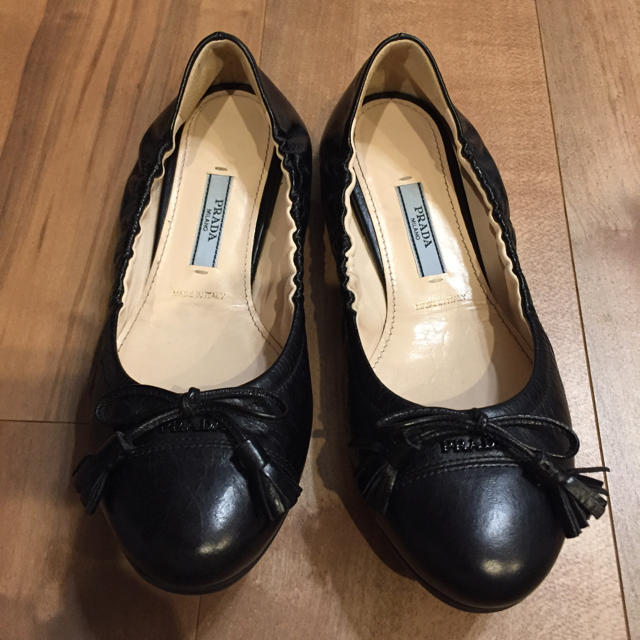 PRADA プラダ フラットシューズ バレエシューズ 35