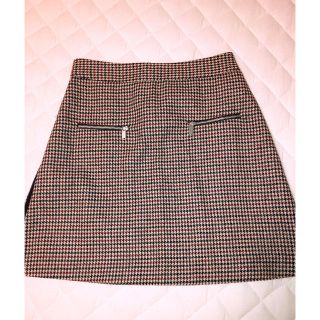 ザラ(ZARA)の千鳥柄 スカート ZARA (ミニスカート)