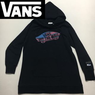 ヴァンズ(VANS)のVANS バンズ★プルオーバー パーカー ブラック freeサイズ(パーカー)