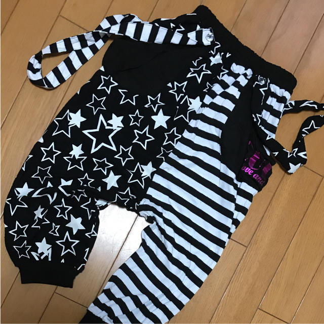 しまむら(シマムラ)のサルエルパンツ キッズ/ベビー/マタニティのキッズ服女の子用(90cm~)(パンツ/スパッツ)の商品写真