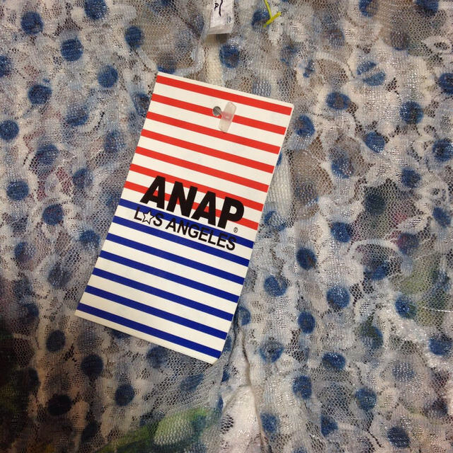 ANAP(アナップ)のANAP☆ドット×花柄レギンス レディースのレッグウェア(レギンス/スパッツ)の商品写真