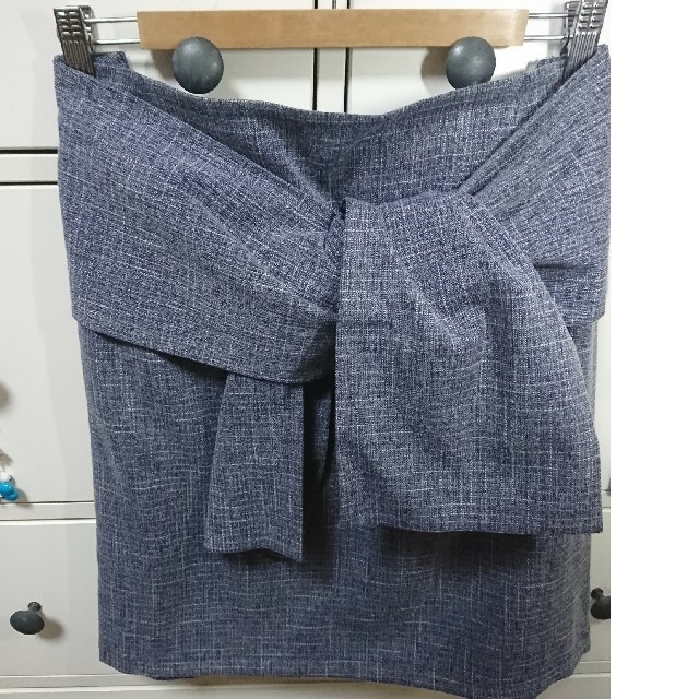 しまむら(シマムラ)の前結び風スカート 4Lサイズ レディースのスカート(ひざ丈スカート)の商品写真