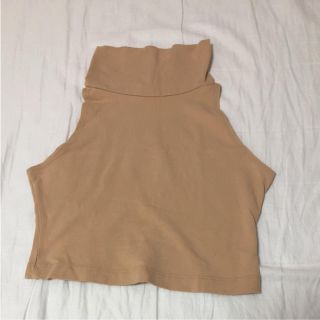 アメリカンアパレル(American Apparel)のアメリカンアパレル   コットンスパンデックス タートルネックタンクトップ(カットソー(半袖/袖なし))