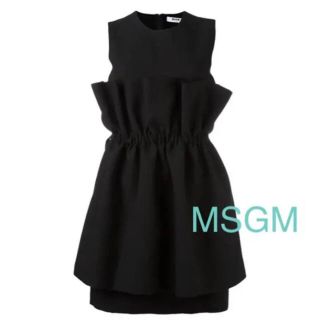 エムエスジイエム(MSGM)のMSGM レイヤードディテールドレス(ひざ丈ワンピース)