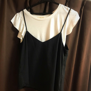 ココディール(COCO DEAL)のCOCODEAL ビスチェ付きTシャツ(Tシャツ(半袖/袖なし))